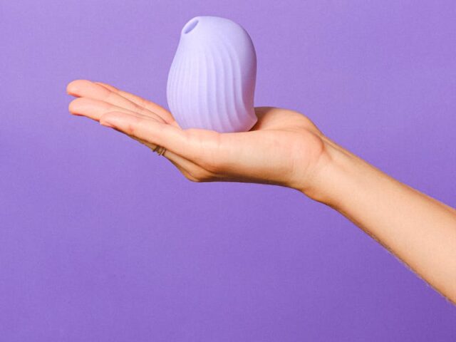 Hand With a Silicone Sex Toy